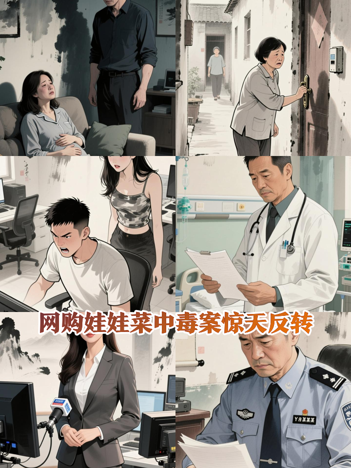 网购娃娃菜中毒案反转：丈夫投毒致夫妻双双入院