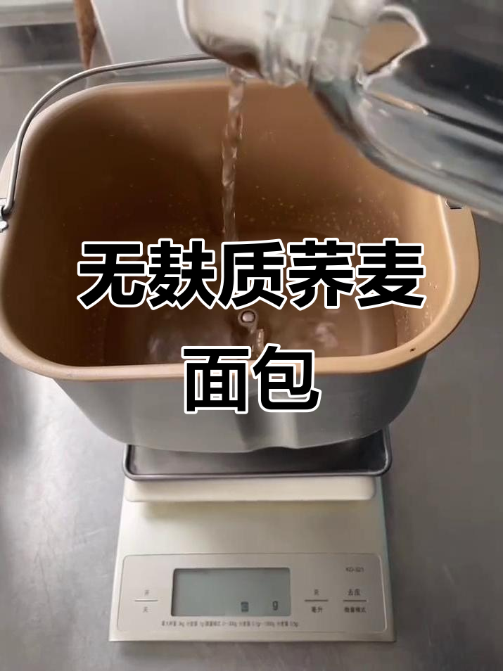 柏翠面包机版无麸质荞麦椰子糖面包制作教程