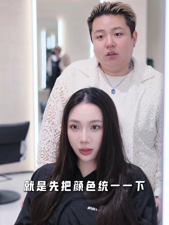 在重庆染的摩卡色头发,效果超绝