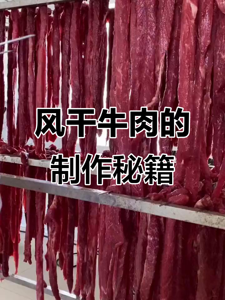 传统风干牛肉干的制作秘诀,纯正黄牛后腿肉与古老工艺的完美结合