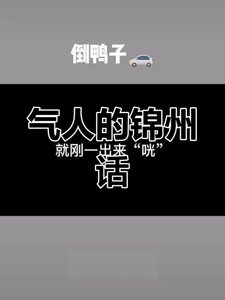 锦州话搞笑对话,气人又幽默!