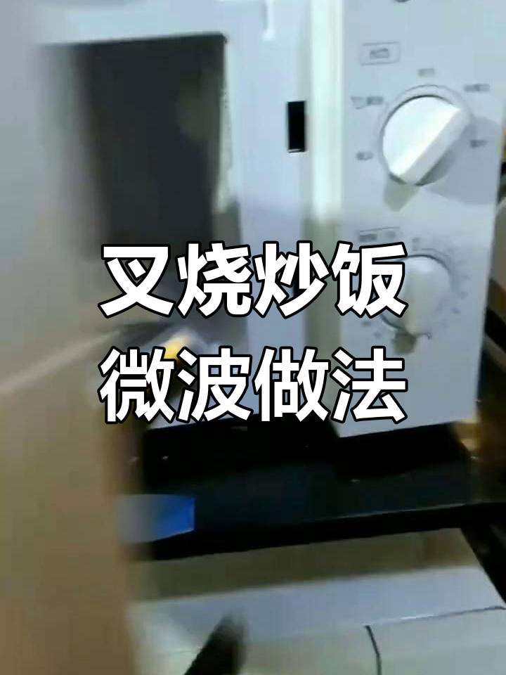 叉烧炒饭微波炉加热技巧,轻松做出美味佳肴