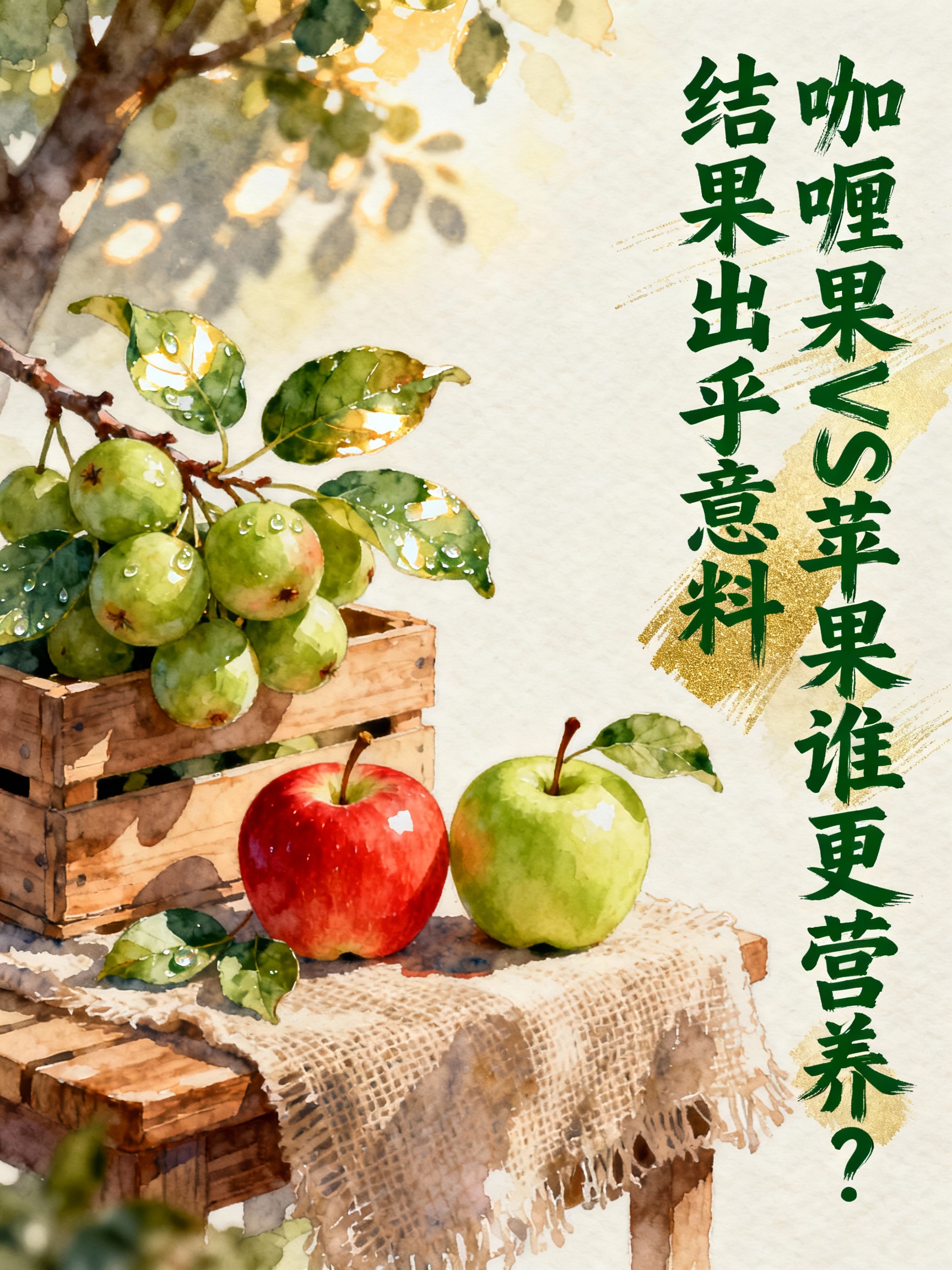 咖喱果和苹果谁更营养？结果出乎意料
