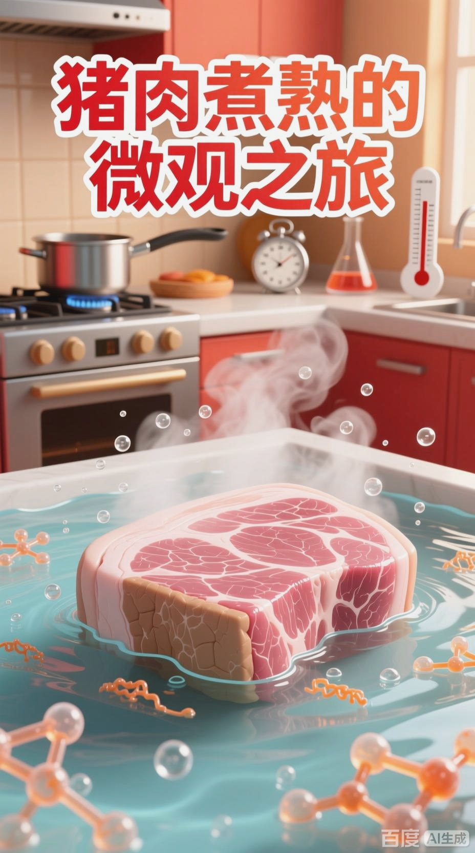 猪肉水煮变熟的微观之旅