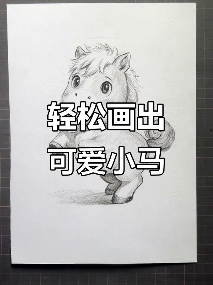 马年必学萌马画法,简单又喜庆!