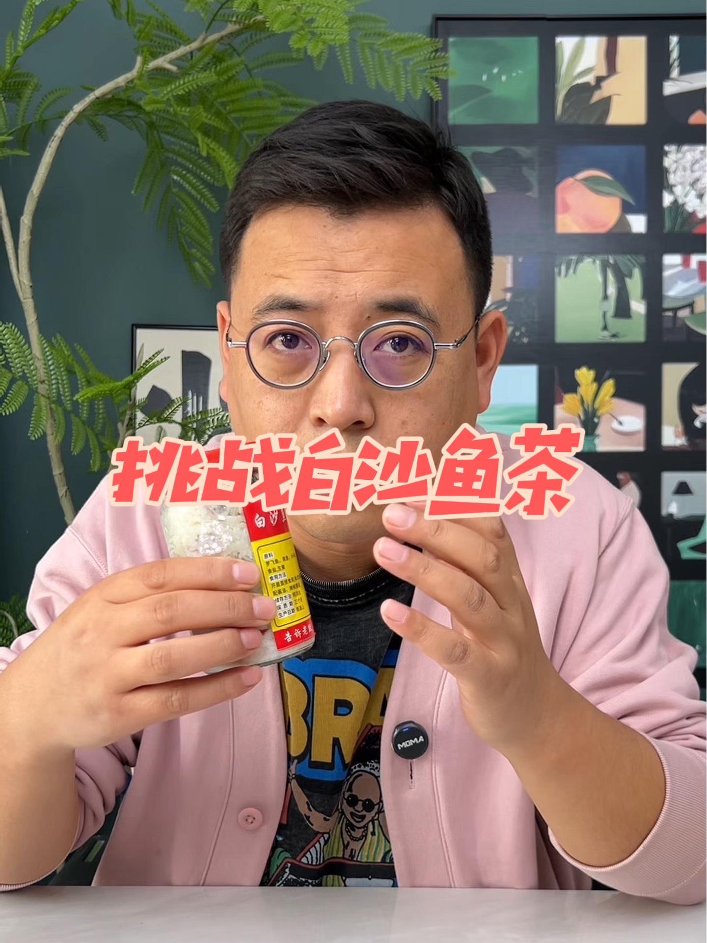 有人让我尝尝白沙鱼茶,海南特产,据说非常好吃 白沙鱼茶