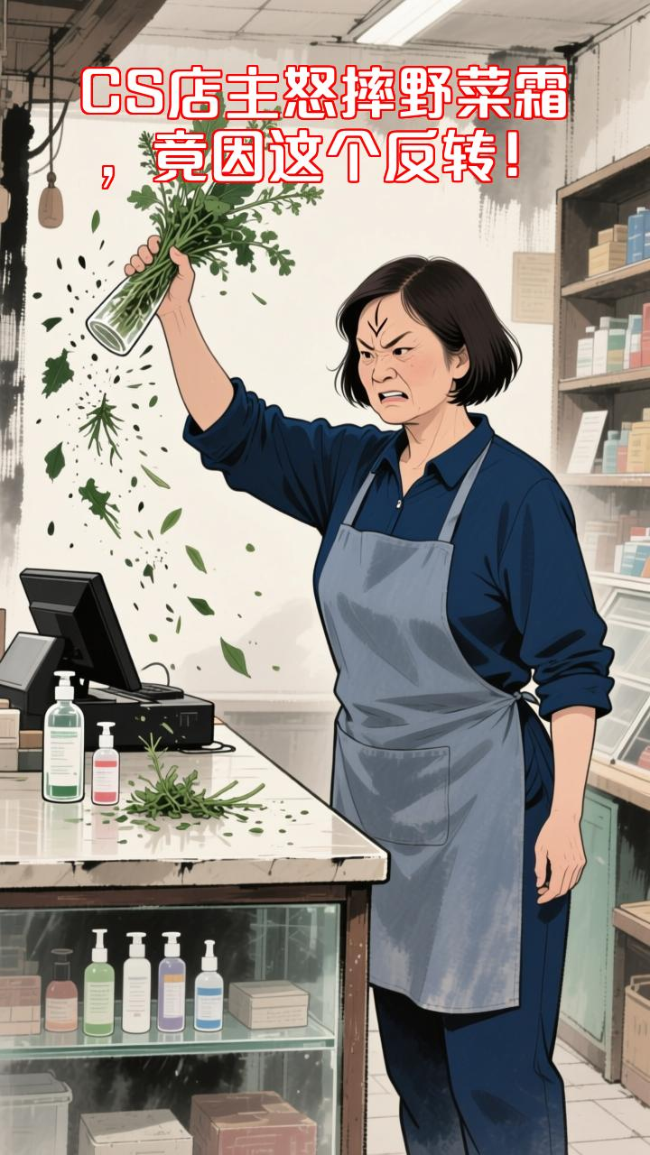 CS店主怒摔野菜霜,品牌方一个动作让她傻眼!
