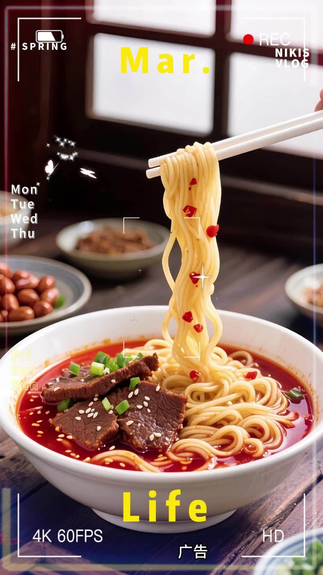 姐妹们今天的早饭啊,这是白象的非油炸的早餐面,而且是鸡蛋面配一个荷包蛋哦,热腾腾的,舒服啊