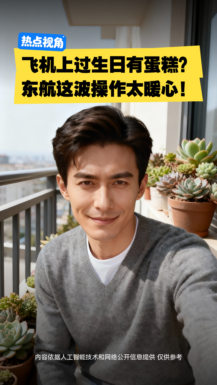 飞机上过生日有蛋糕?东航这波操作太暖心!