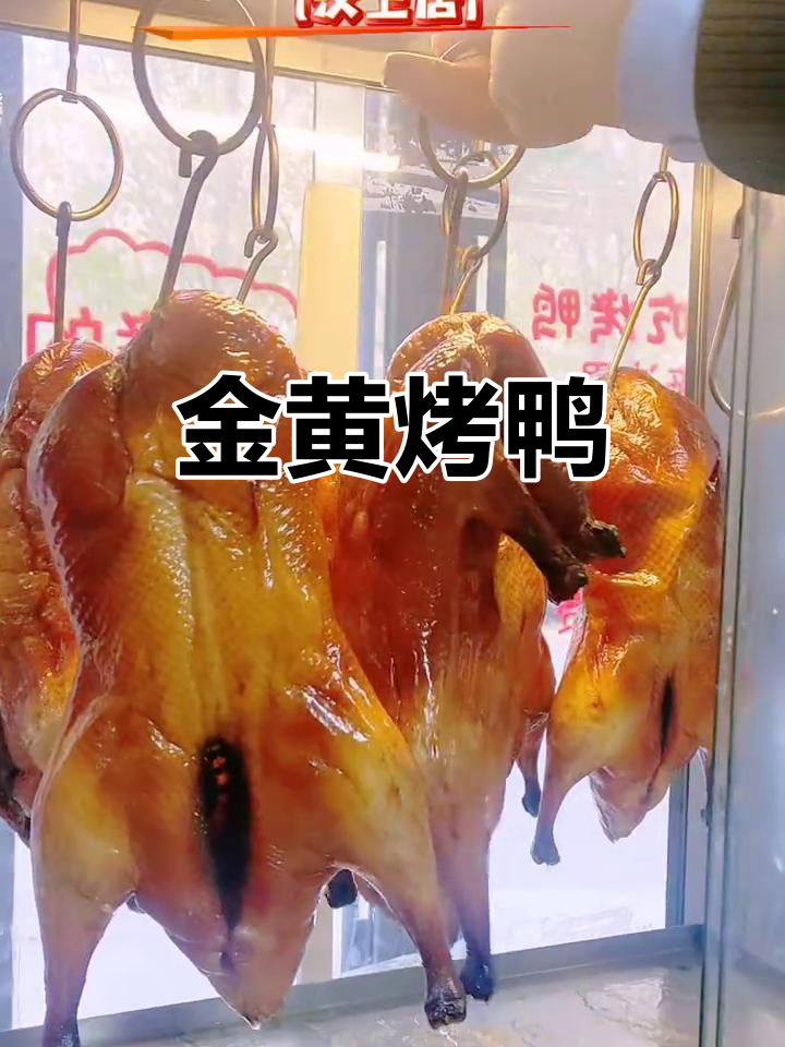 南京烤鸭,金黄脆皮,香气扑鼻,性价比高,值得一试!