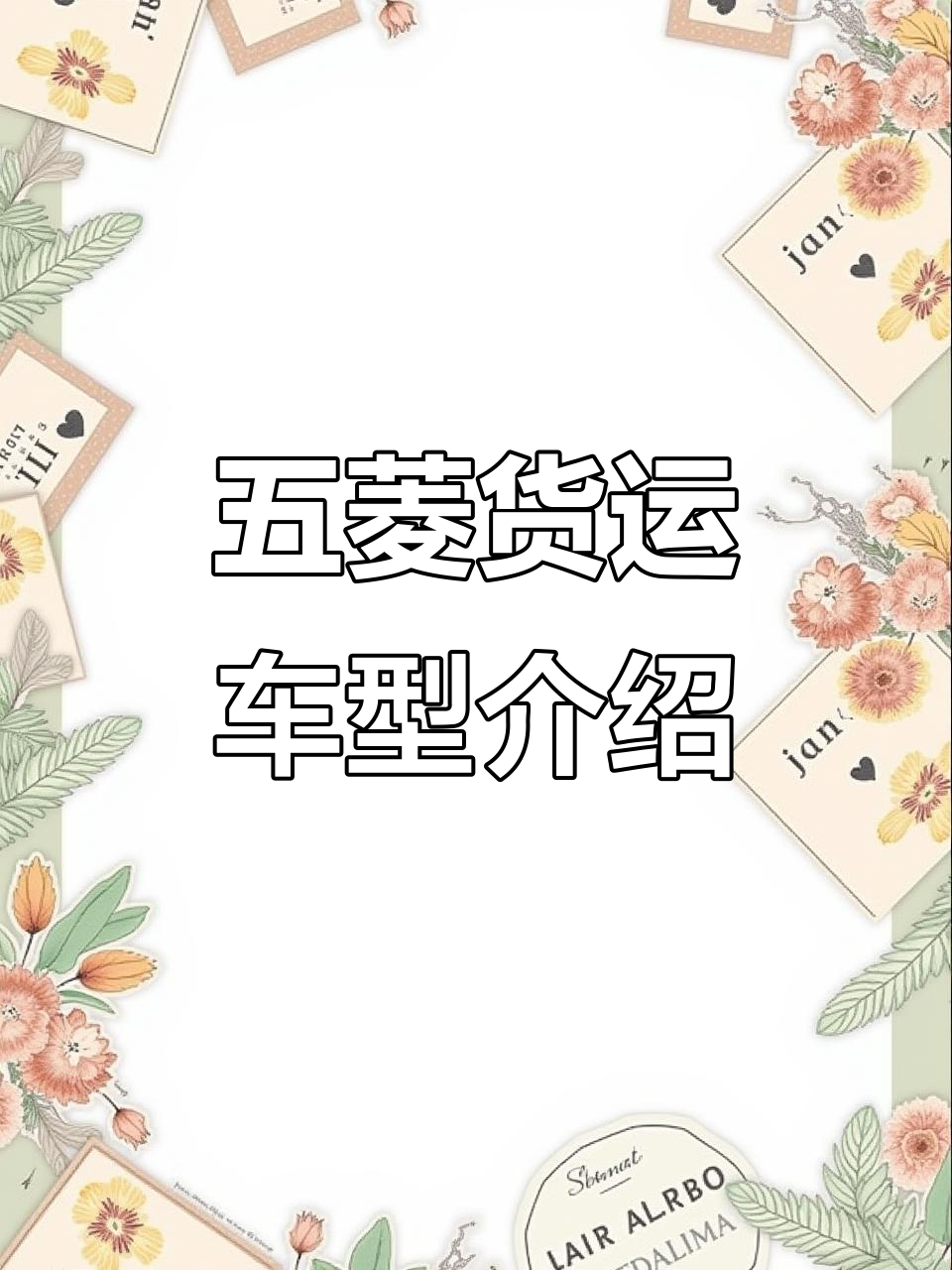 五菱货运面包车全系列解析，满足各种需求