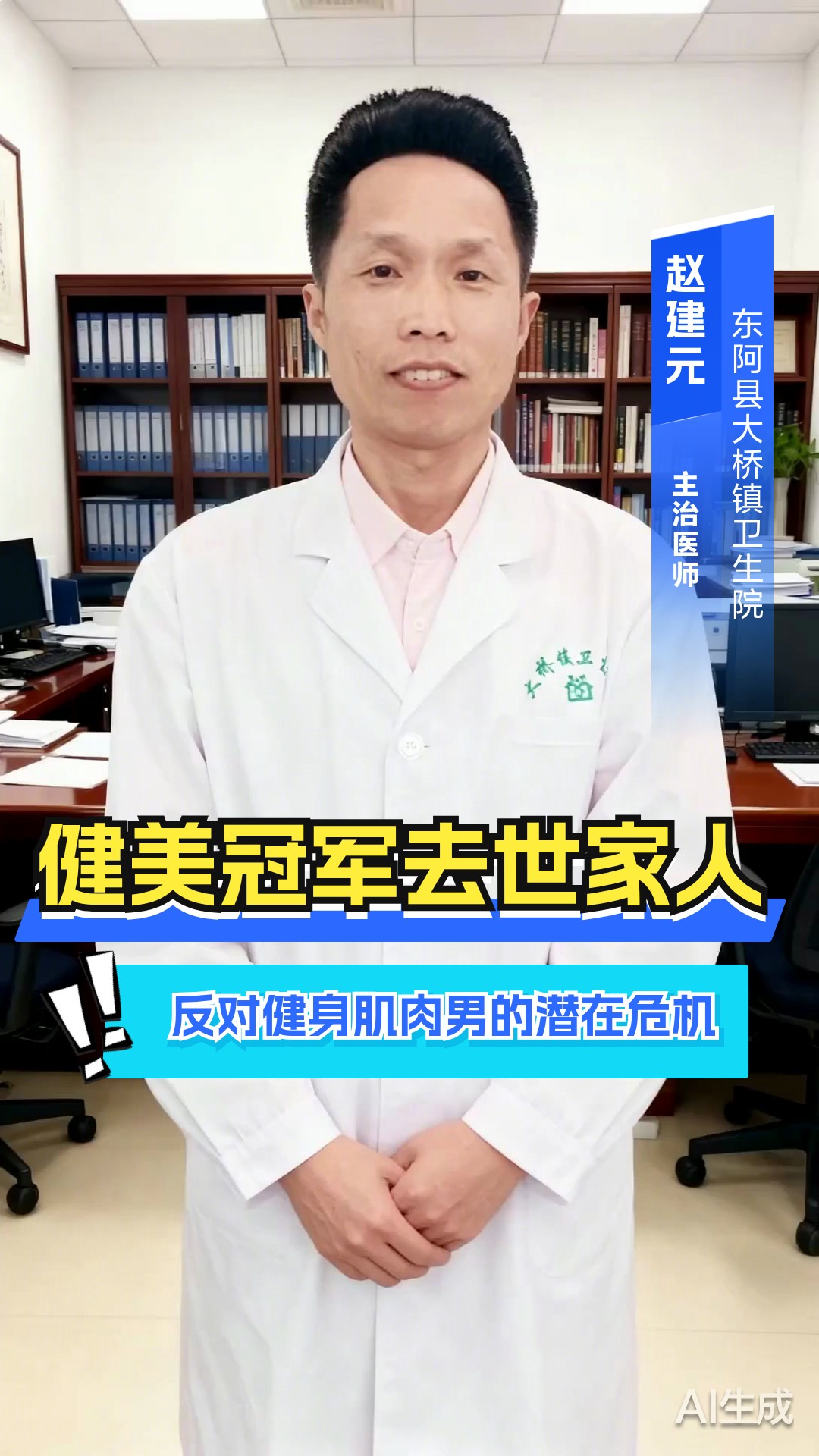 健美冠军去世家人反对健身,肌肉男的潜在危机