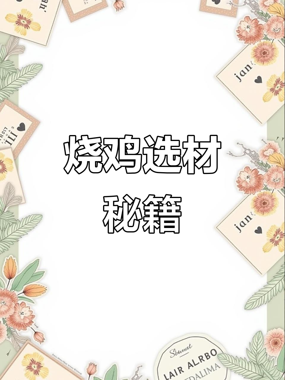 烧鸡成功的秘诀:选对正宗矮脚三黄鸡,口感更鲜嫩