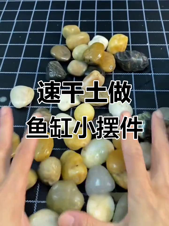 用塑钢土打造鱼缸假山石,简单又结实