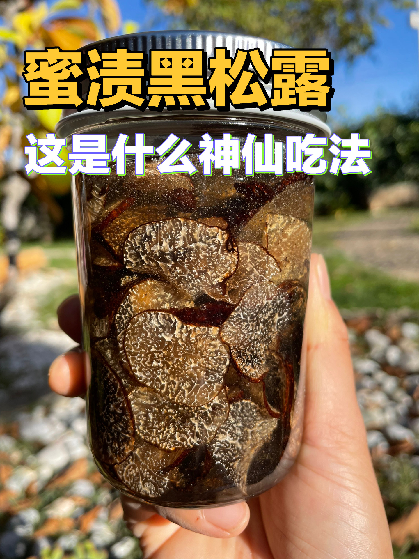 黑松露的正确吃法,做一瓶能吃一个月～