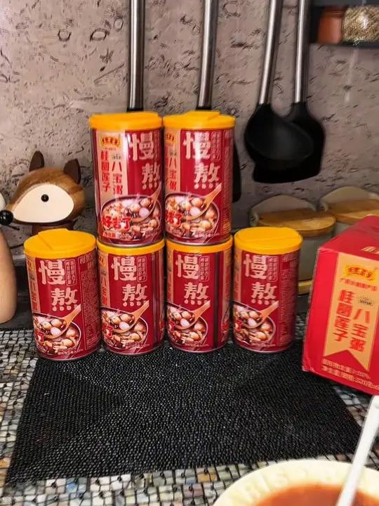 八宝粥竟不是煮熟后罐装的,反而生着就封盖了