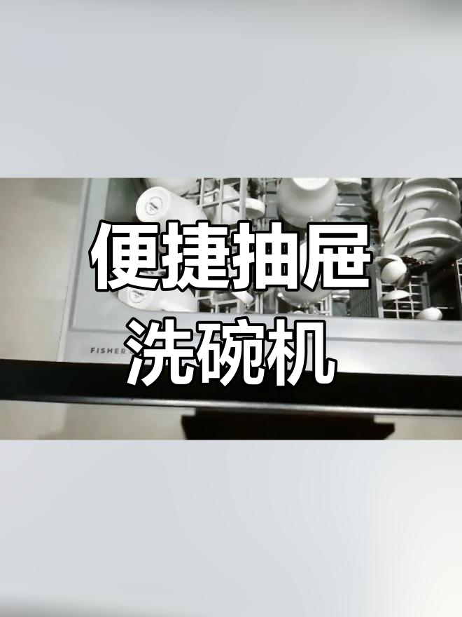 斐雪派克抽屉式洗碗机,轻松操作无需弯腰