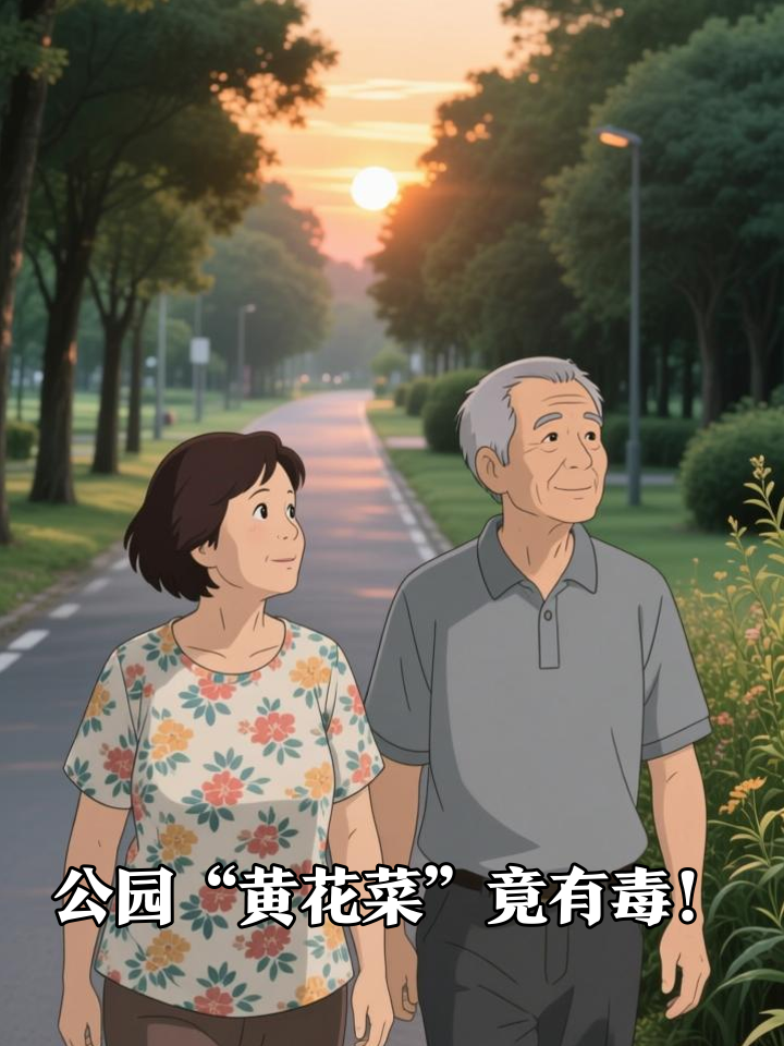 公园惊现“毒菜”夫妻:误食黄花菜险送命!