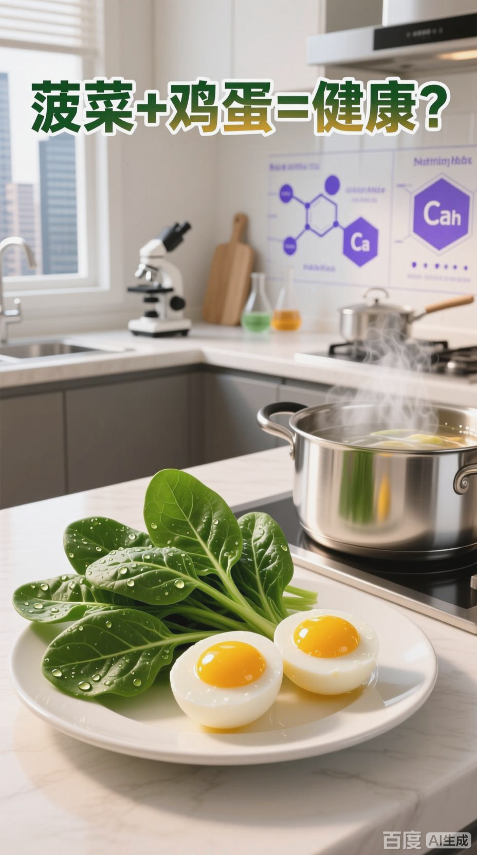 吃菠菜搭配鸡蛋，草酸影响钙吸收？需焯水吗？