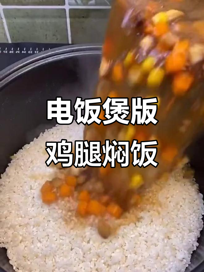 鸡肉土豆焖饭，电饭煲轻松做，味道超赞
