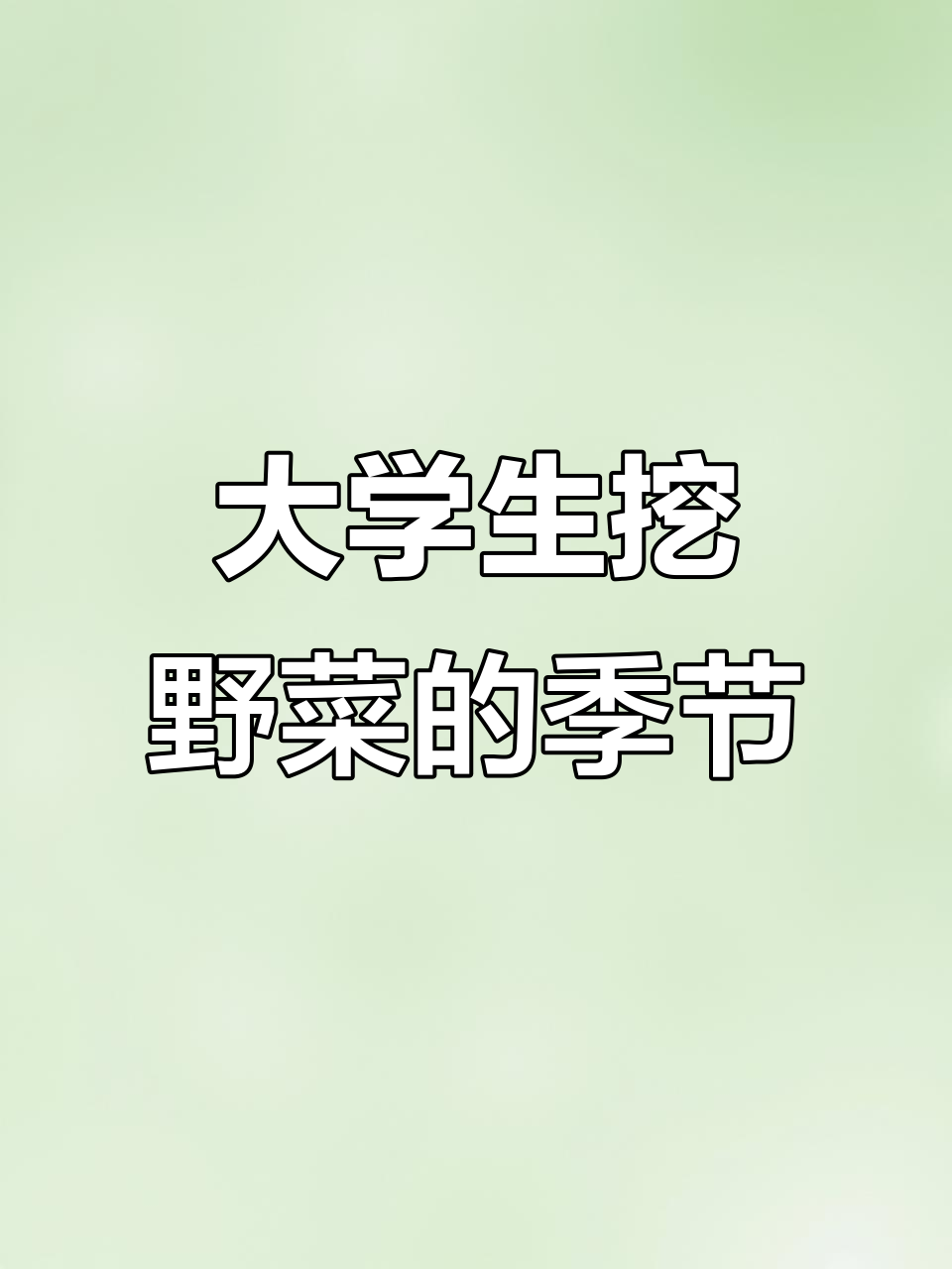 云南大学生校园挖野菜,搞笑又有趣!