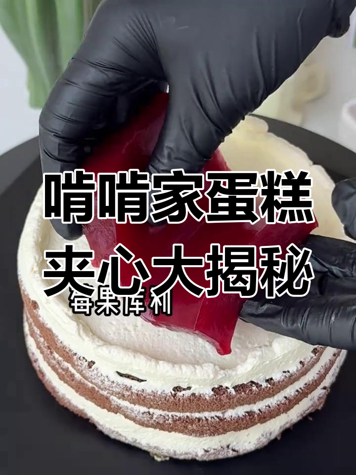 快数数啃啃家的夹心蛋糕有多少种?生日必备美味!