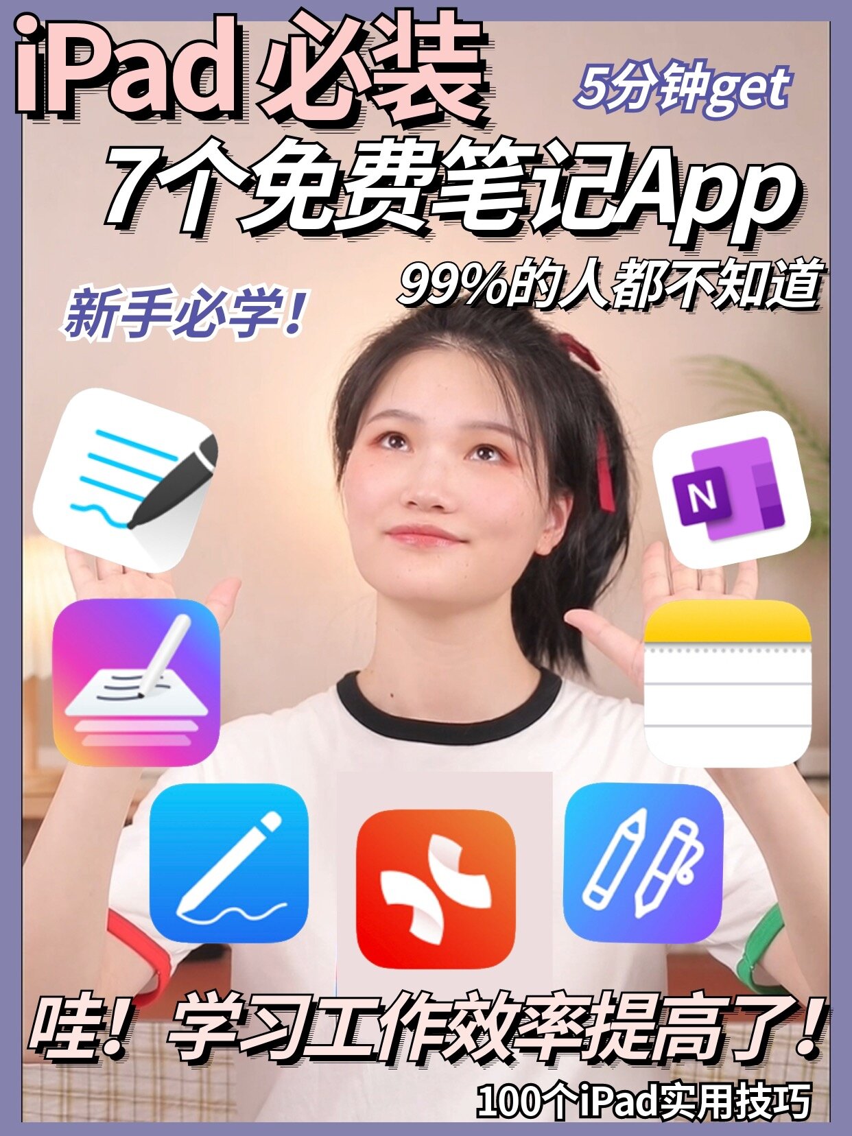 学习型ipad7个免费笔记app巨高效