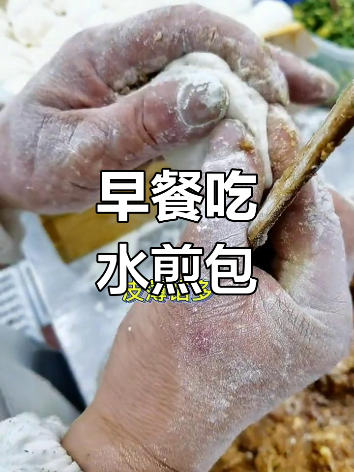 薛湖镇牛肉水煎包,早餐好去处