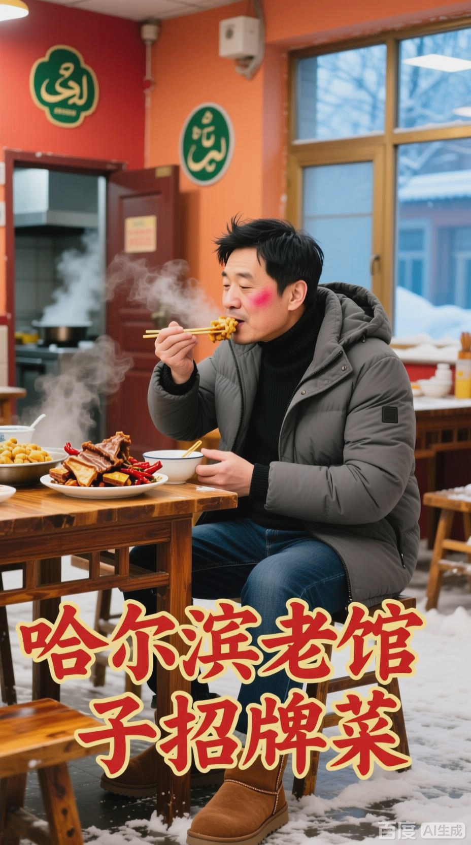 哈尔滨清真老馆子,招牌菜品尝记