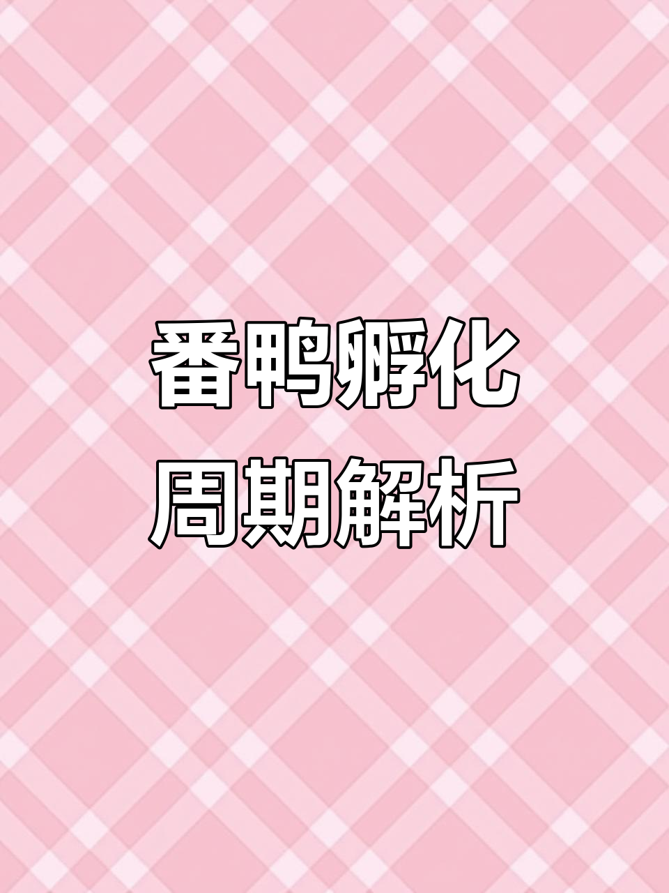 番鸭孵化出壳时间揭秘,35天准时出壳的好处