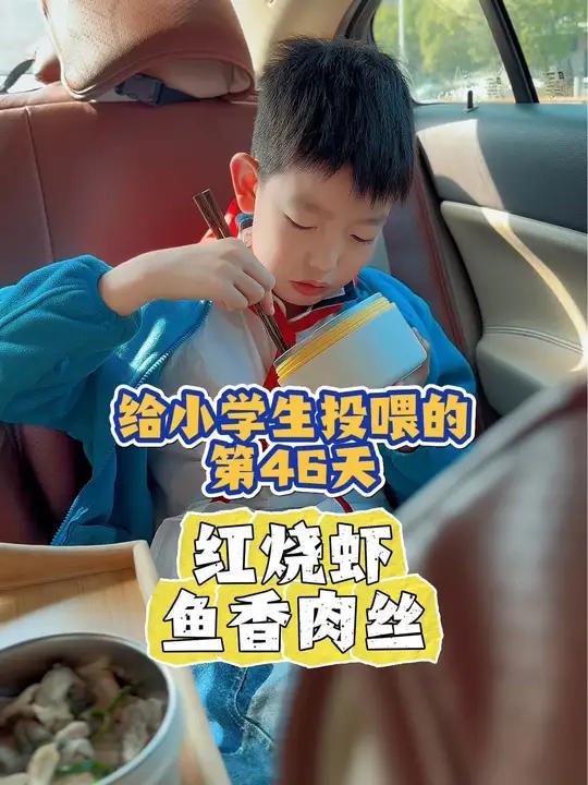 开学季,给小学生投喂第二期第46集!|今日食谱:红烧虾、鱼香肉丝、平菇炒肉!美食分享 日常