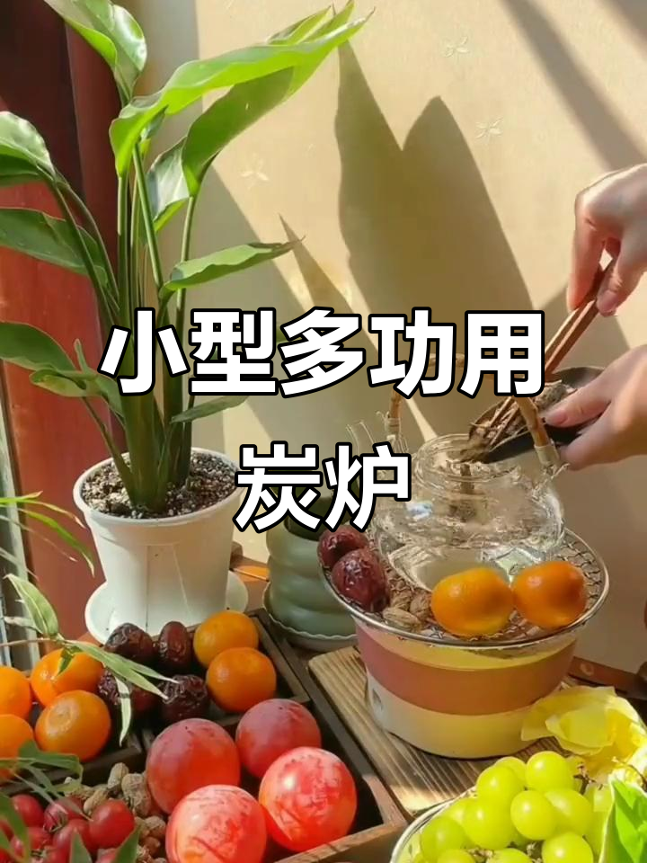 传统小碳炉火锅烤肉煲汤,家庭必备多功能土炉子