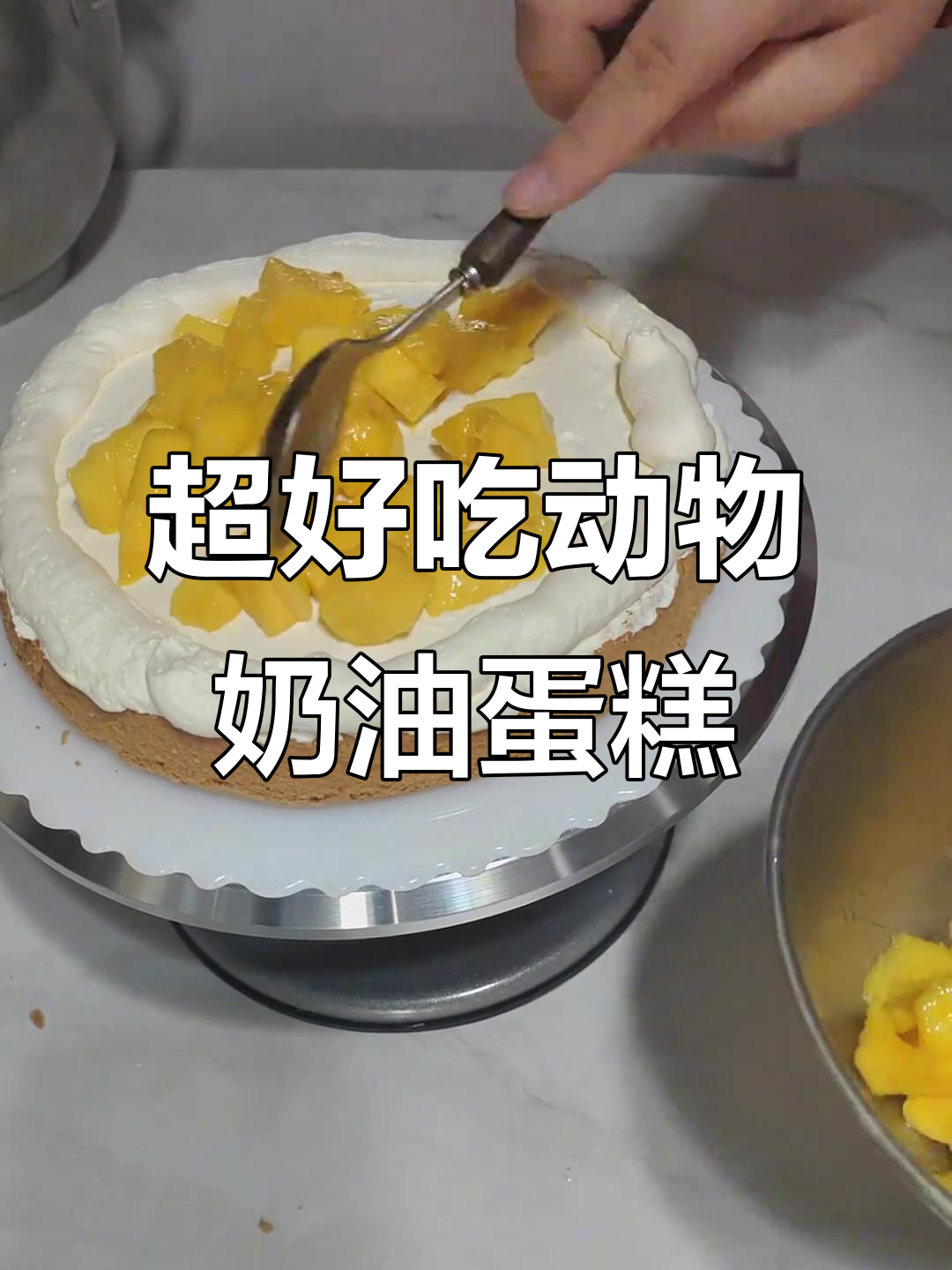 进口动物奶油蛋糕制作,新手也能轻松做出超好吃的生日蛋糕