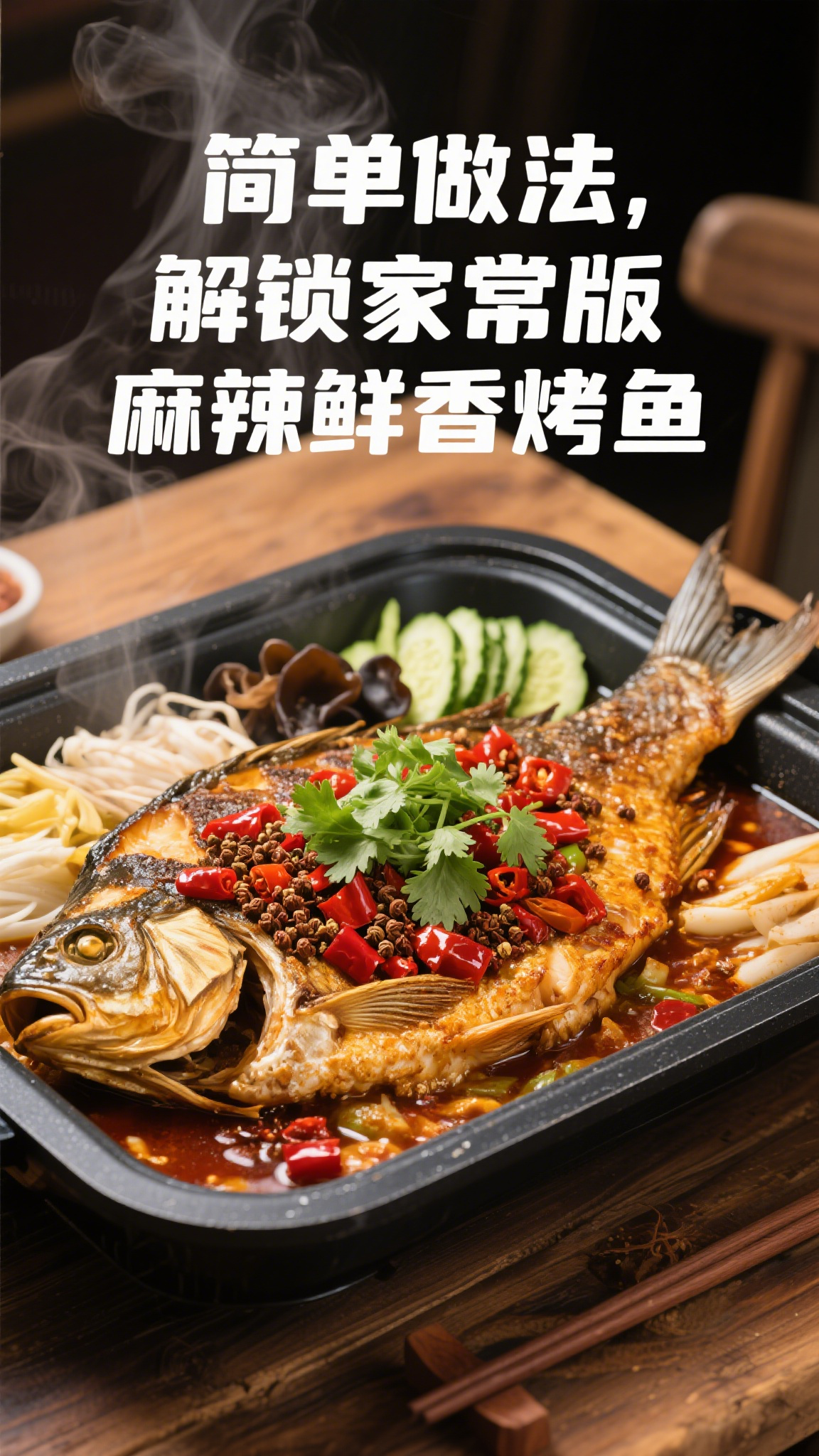 简单做法,解锁家常版麻辣鲜香烤鱼