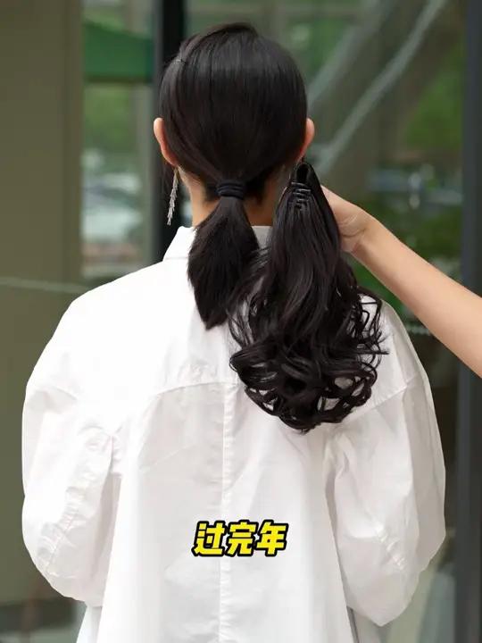 佩戴很简单,效果还特别自然,很显气质,当之无愧的妈生感