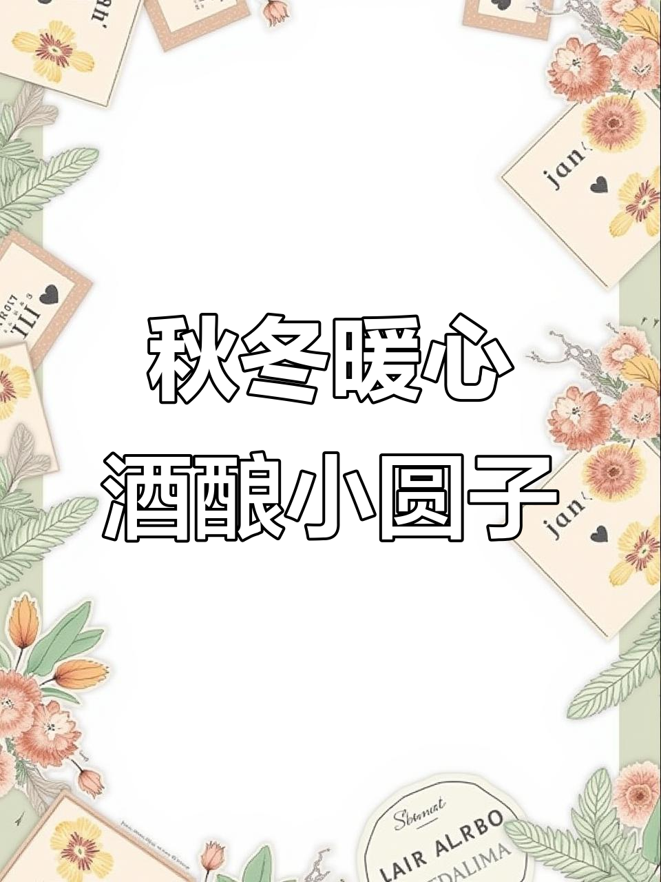 秋季必喝!酒酿小圆子,女生必备美容汤