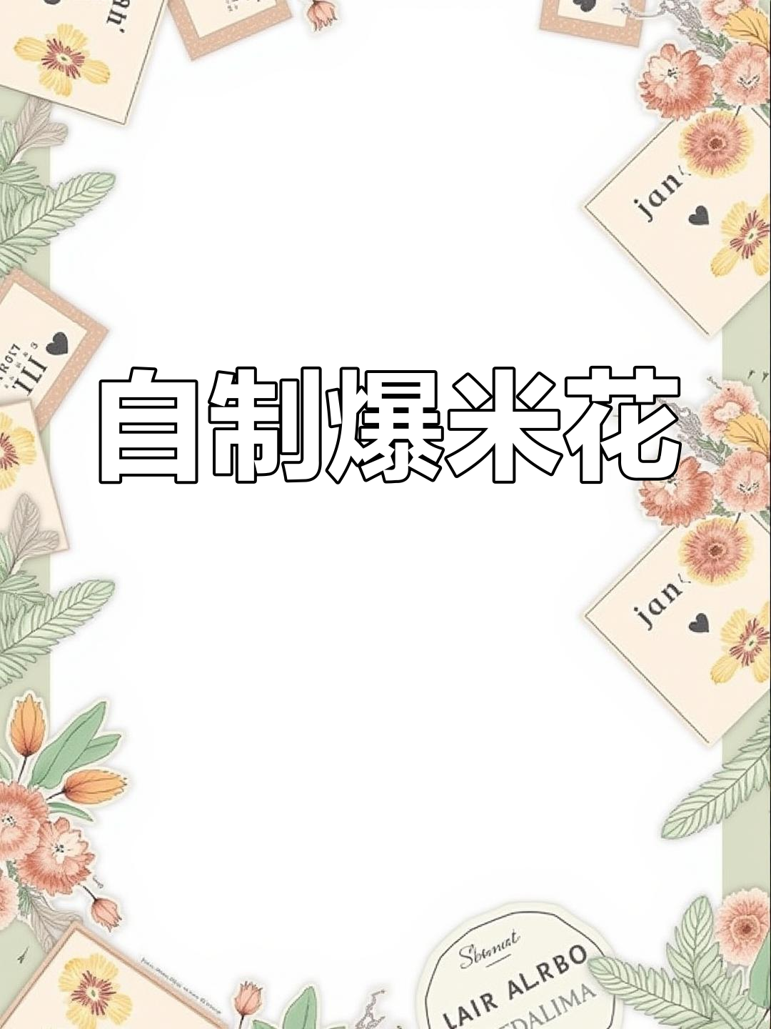在家轻松做爆米花,2分钟搞定,香脆可口!