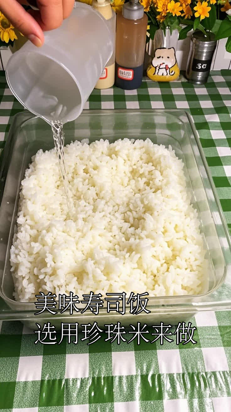 美味寿司饭选用珍珠米来做
