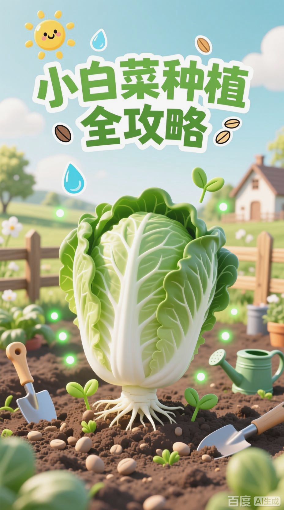 一分钟学会种白菜