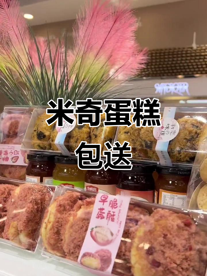 米奇蛋糕6公里配送,肉松小贝与泡芙超值组合