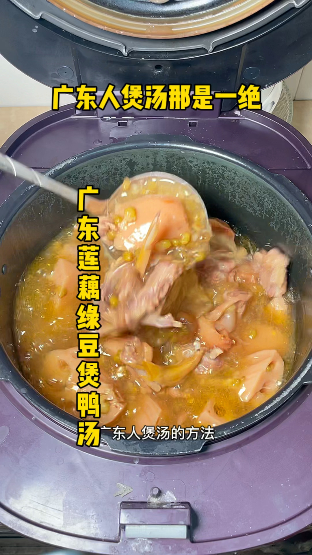 广东莲藕煲鸭汤