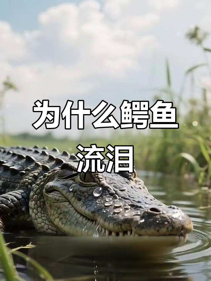 鳄鱼捕食时流眼泪,竟是为了这个原因!