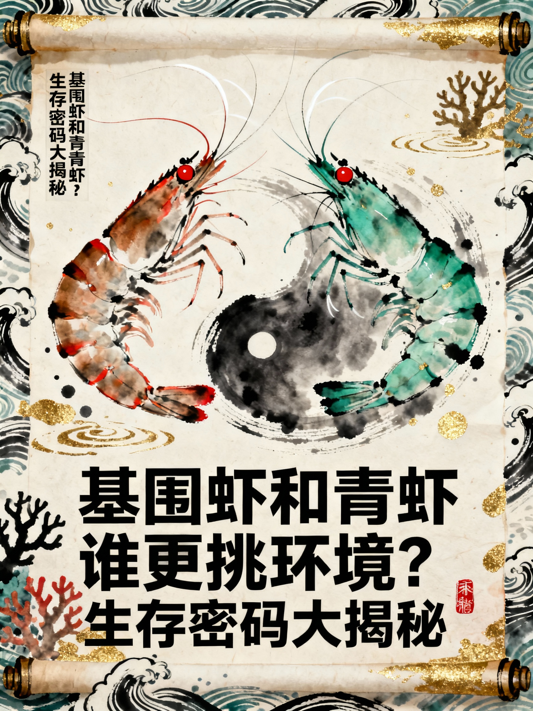 基围虾和青虾谁更挑环境?生存密码大揭秘