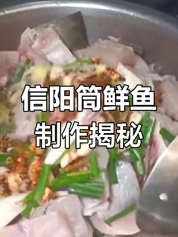 河南信阳筒鲜鱼,野生大头鱼的独特做法