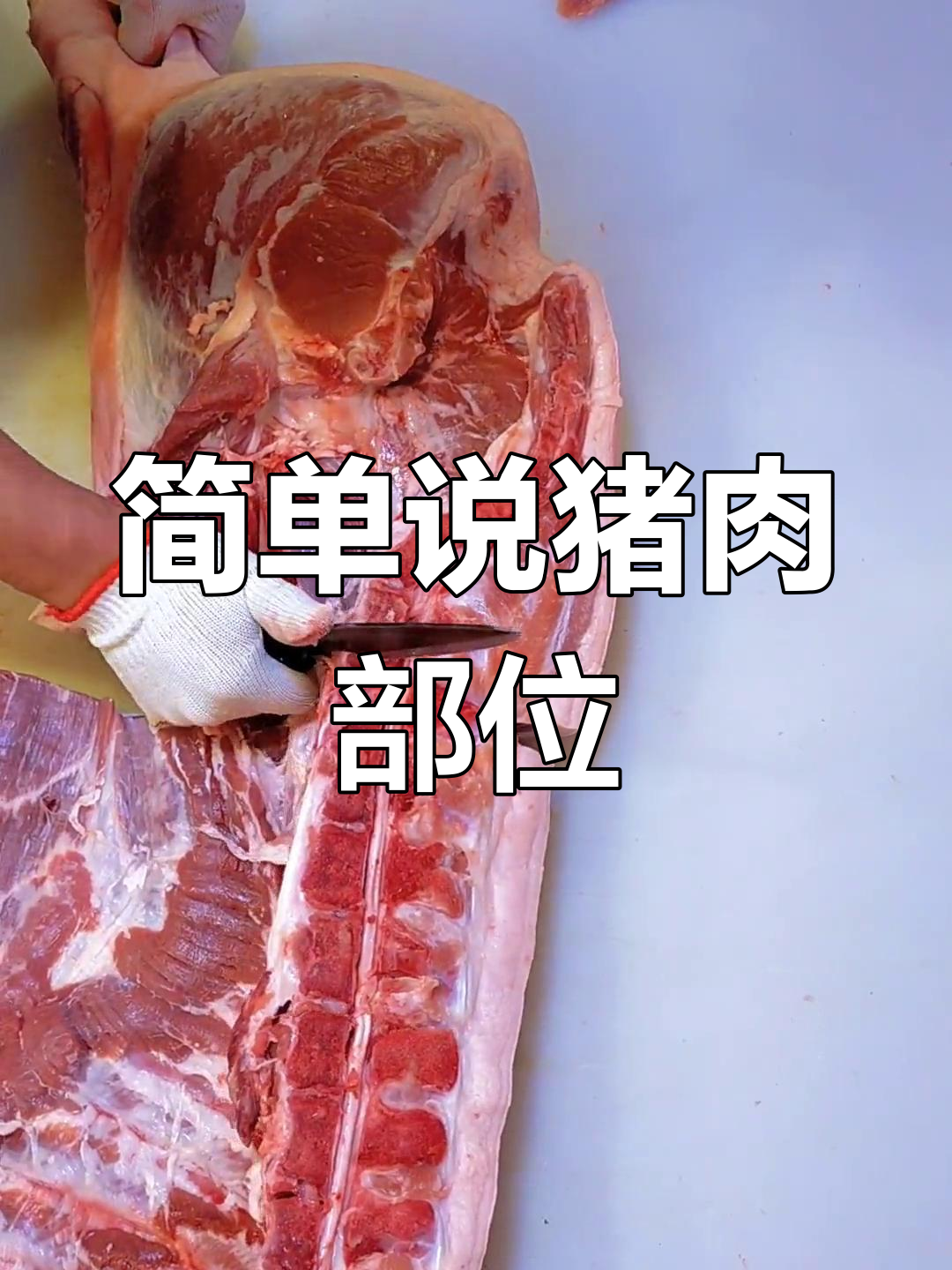 猪肉分割技巧大揭秘,轻松掌握不同部位名称