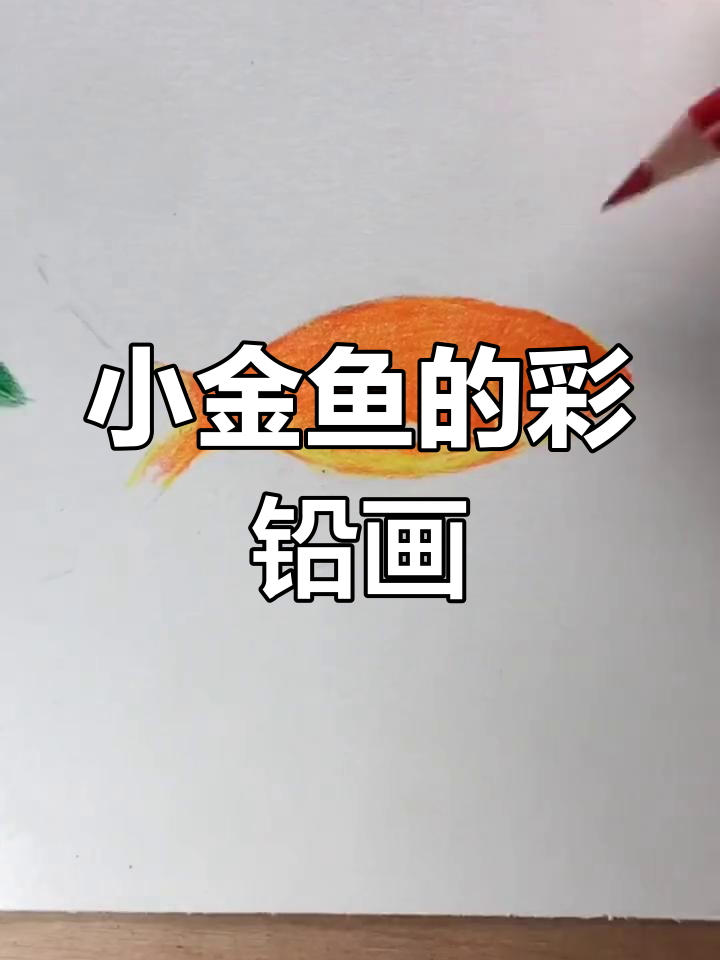 彩铅小金鱼画法全解析,轻松掌握细节与色彩
