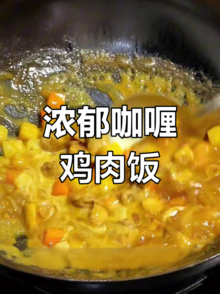 咖喱土豆鸡块,米饭配着吃最香!