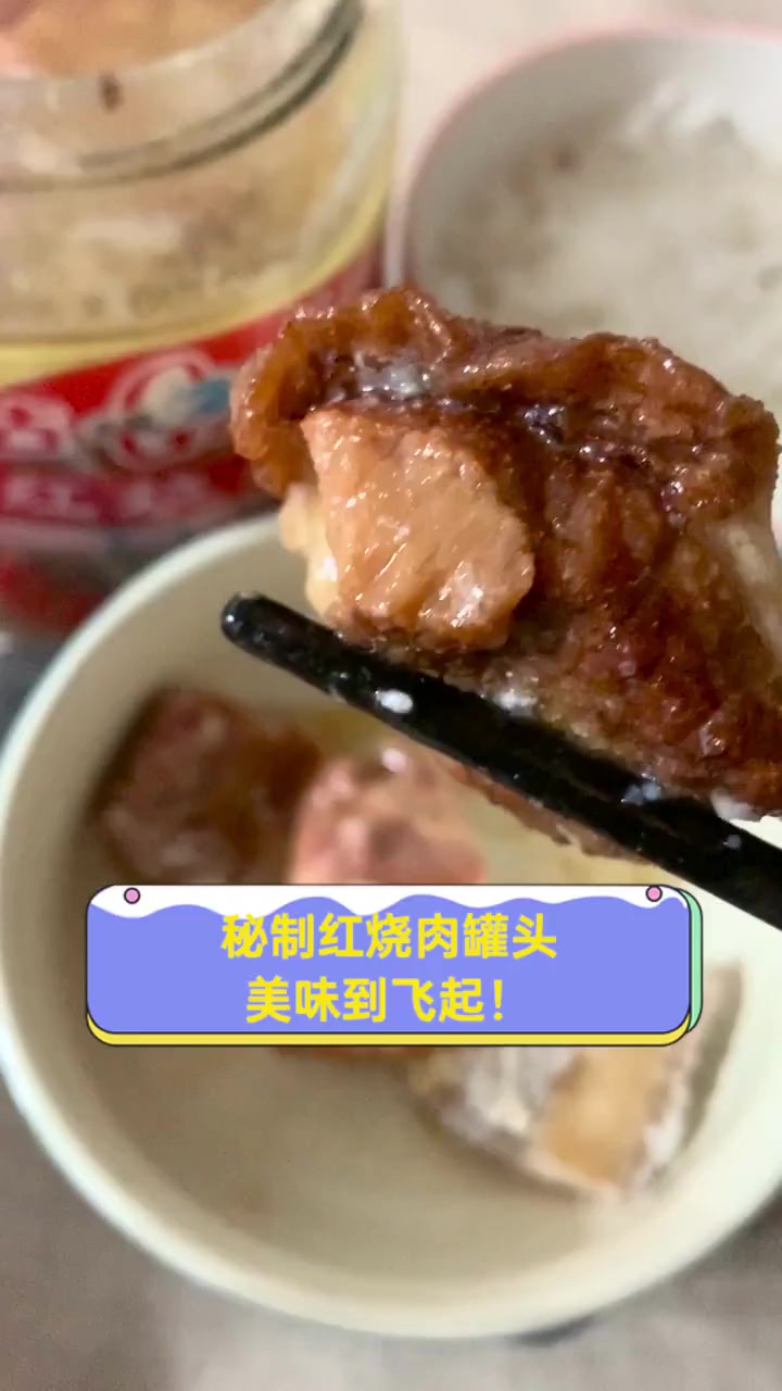 秘制红烧肉罐头,美味到飞起!