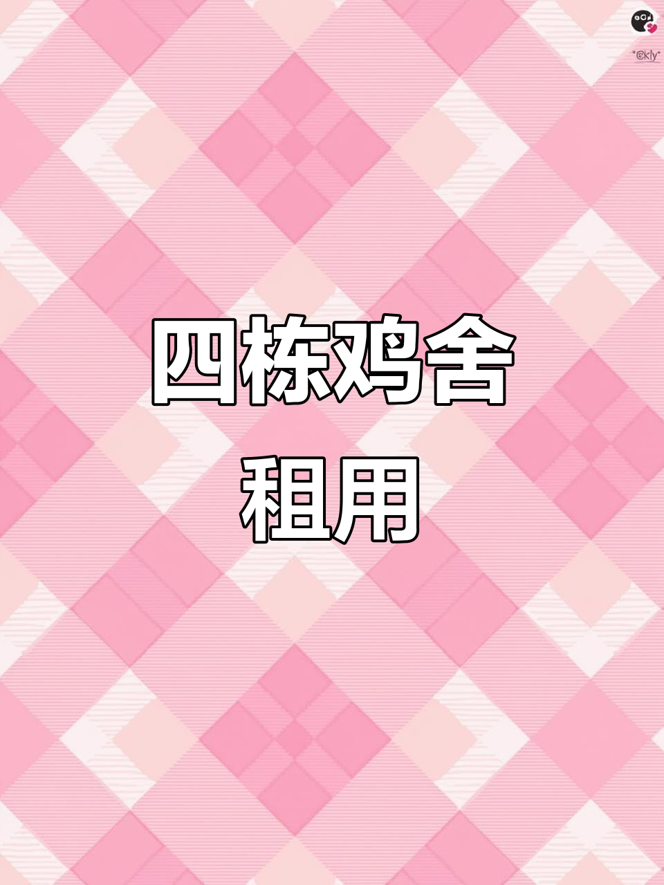 现代化养鸡场出租,四栋机棚容纳六万三千只鸡