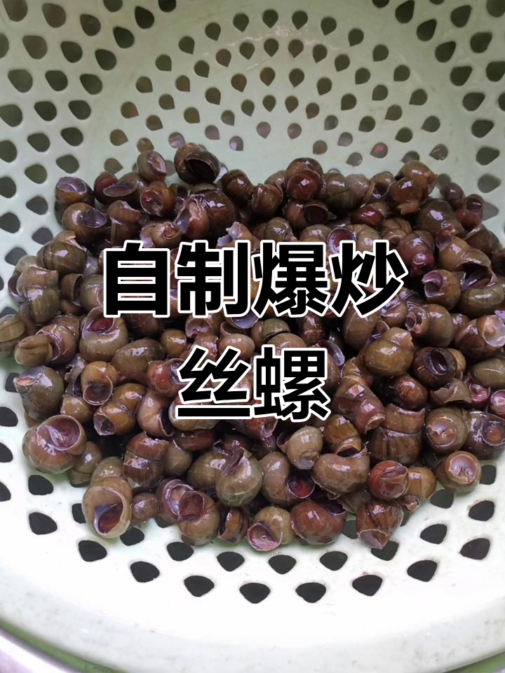 爆炒丝螺,简单又美味!健康家常下饭新做法